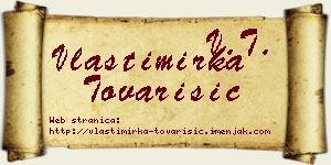 Vlastimirka Tovarišić vizit kartica